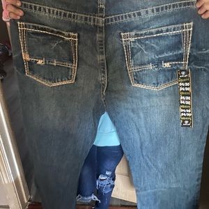 Brand new never used   Ariat men low rise straight leg 34/ 30